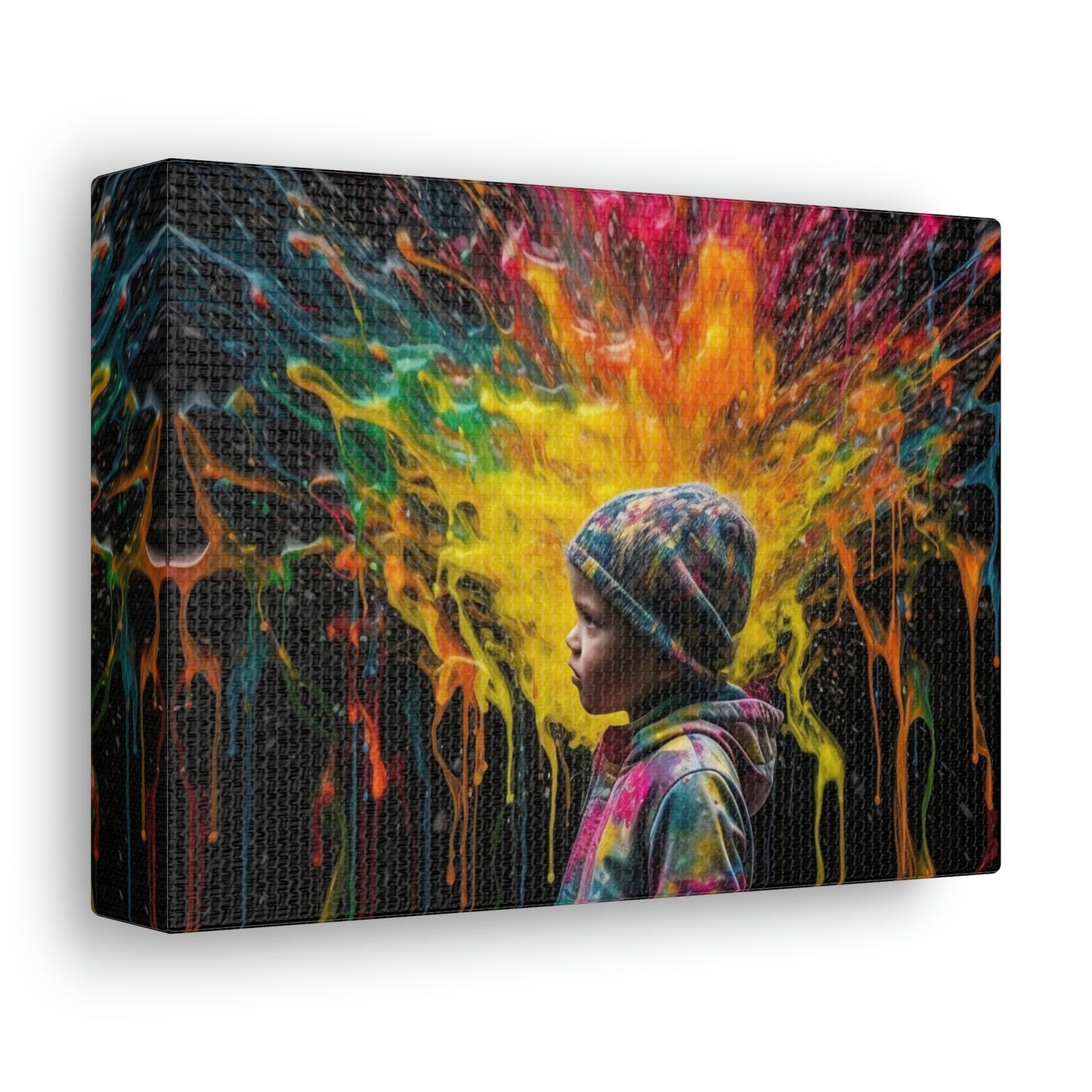 Canvas Gallery Wraps Kid Color Rain 3