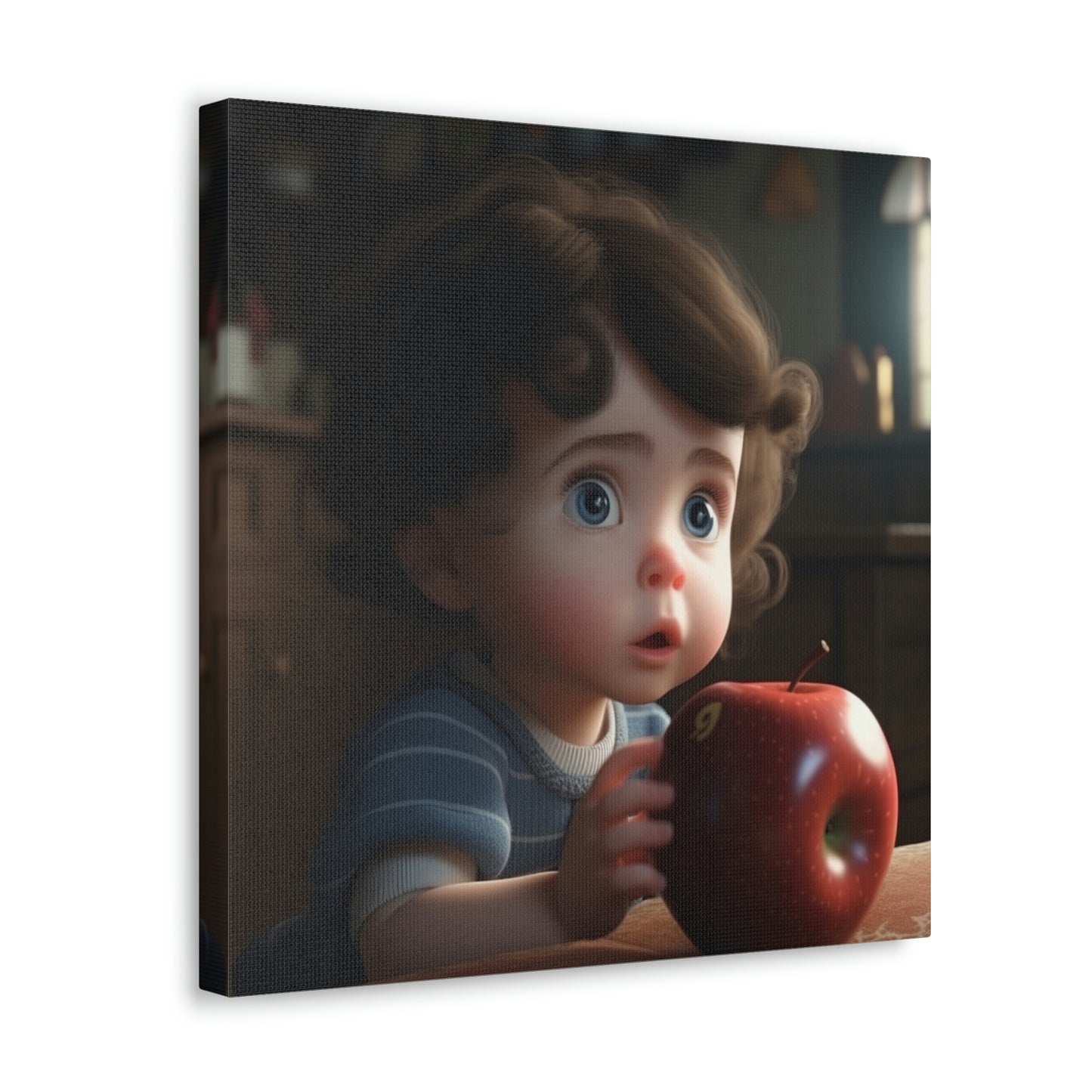 Canvas Gallery Wraps Girl Apple 4