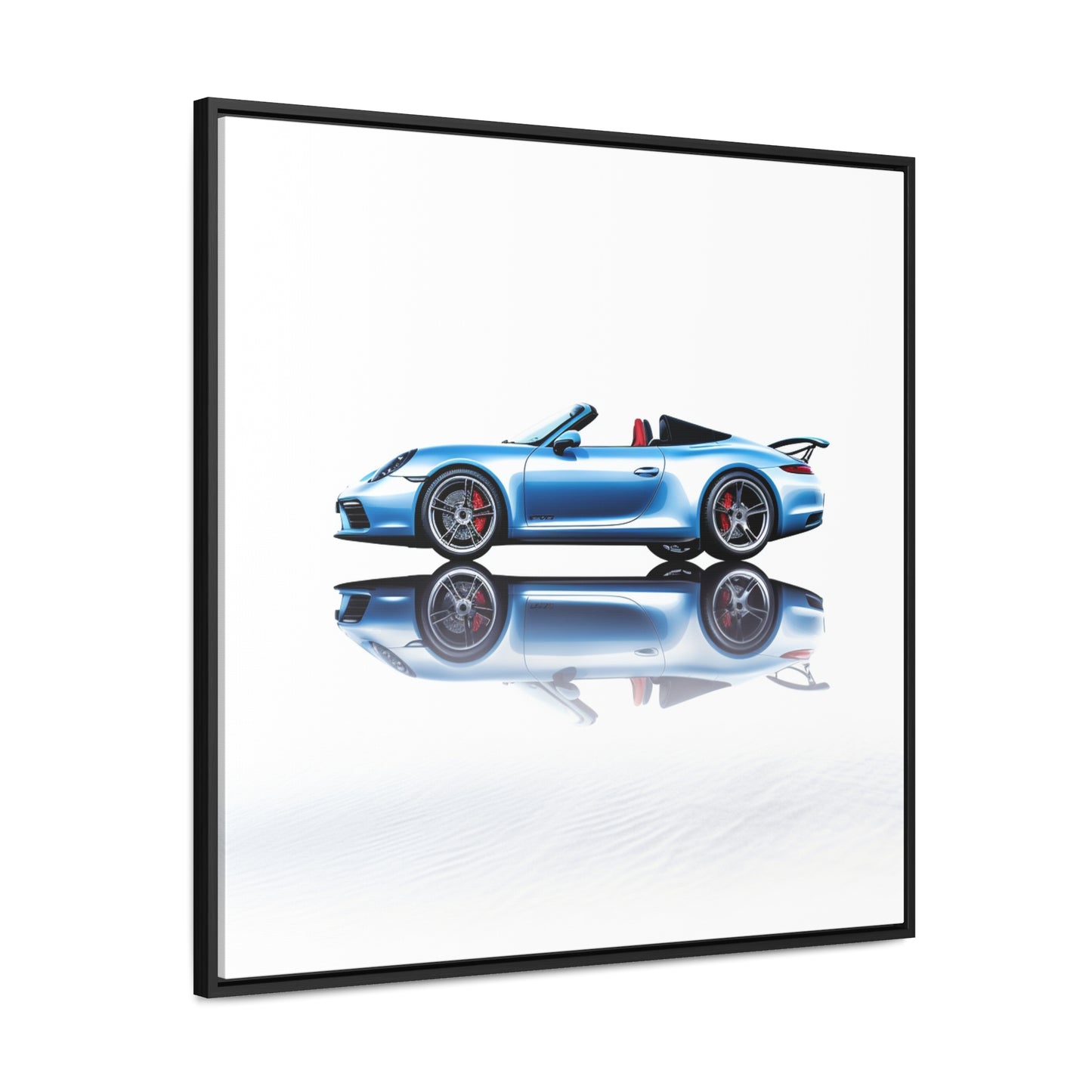 Gallery Canvas Wraps, Square Frame 911 Speedster on water 4