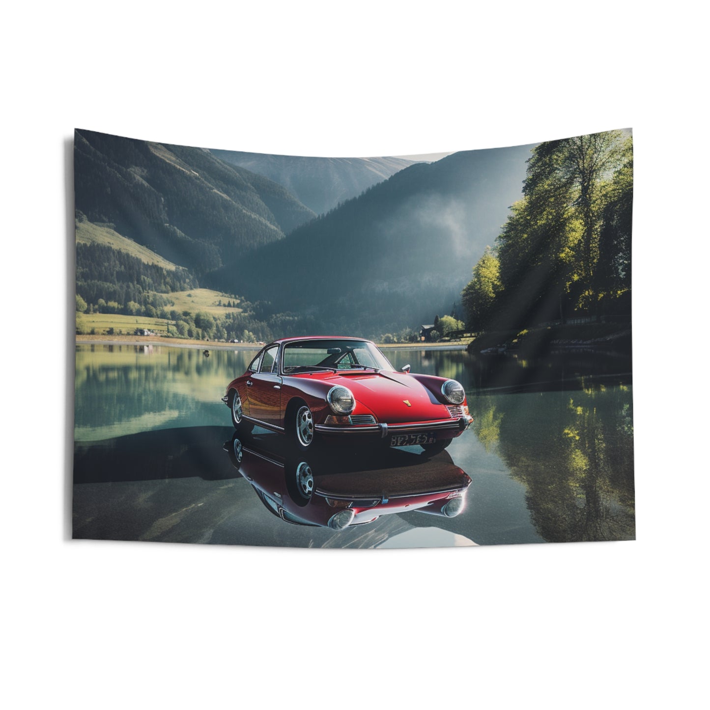 Indoor Wall Tapestries Porsche Lake 3