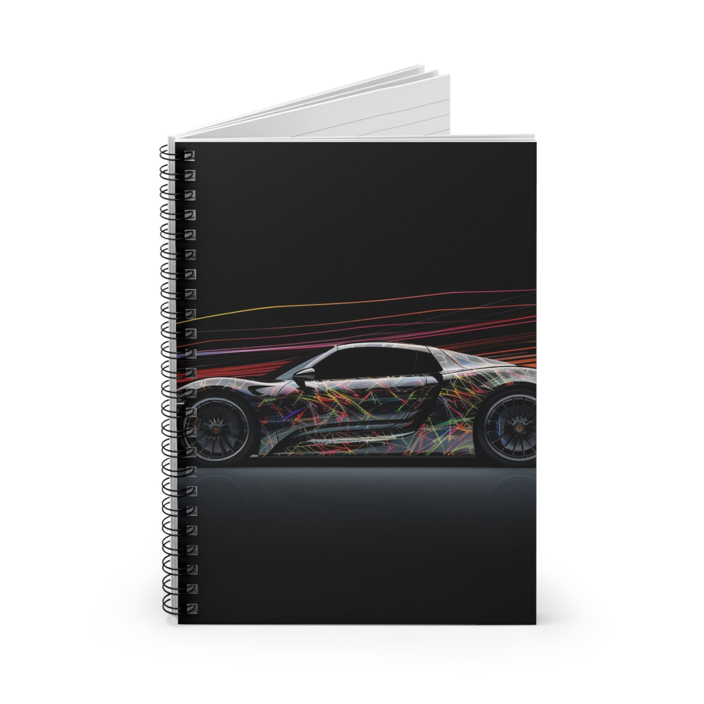 Spiral Notebook - Ruled Line Porsche Line 4