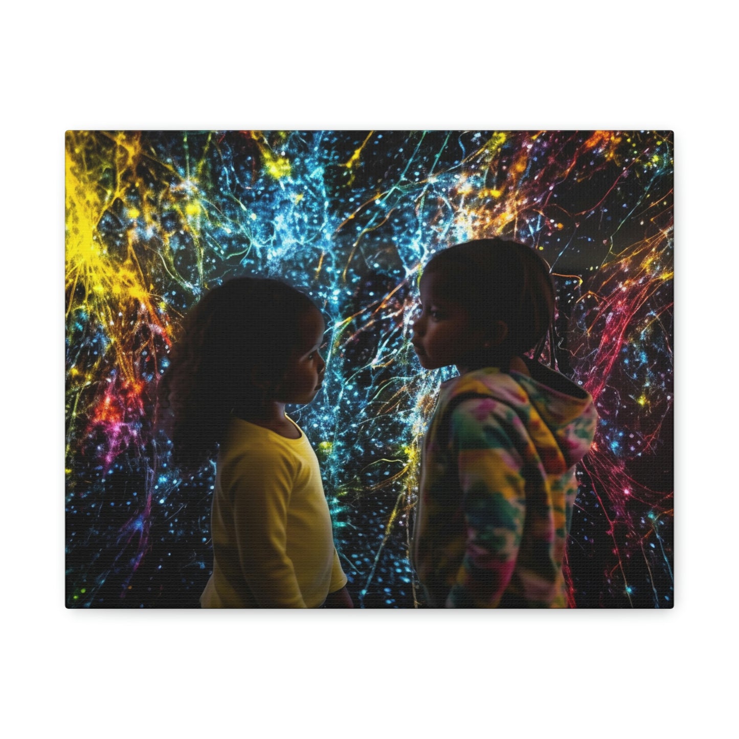 Canvas Gallery Wraps Kid Color Rain 2