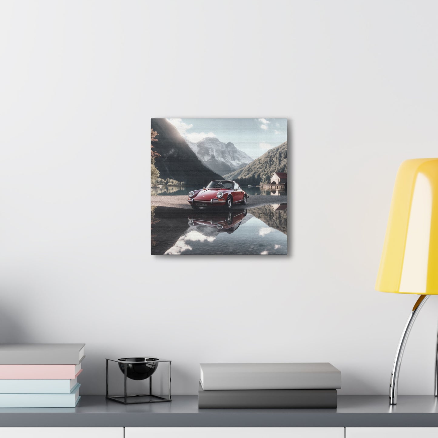 Canvas Gallery Wraps Porsche Lake 4 pack