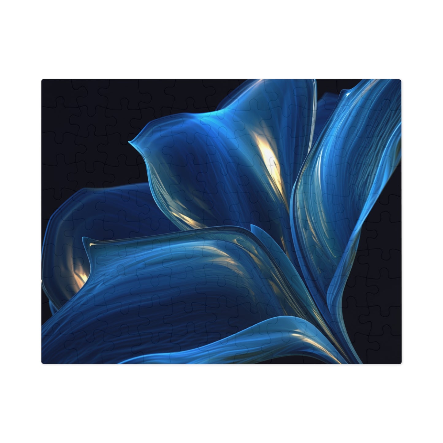 Jigsaw Puzzle (30, 110, 252, 500,1000-Piece) Abstract Blue Tulip 1