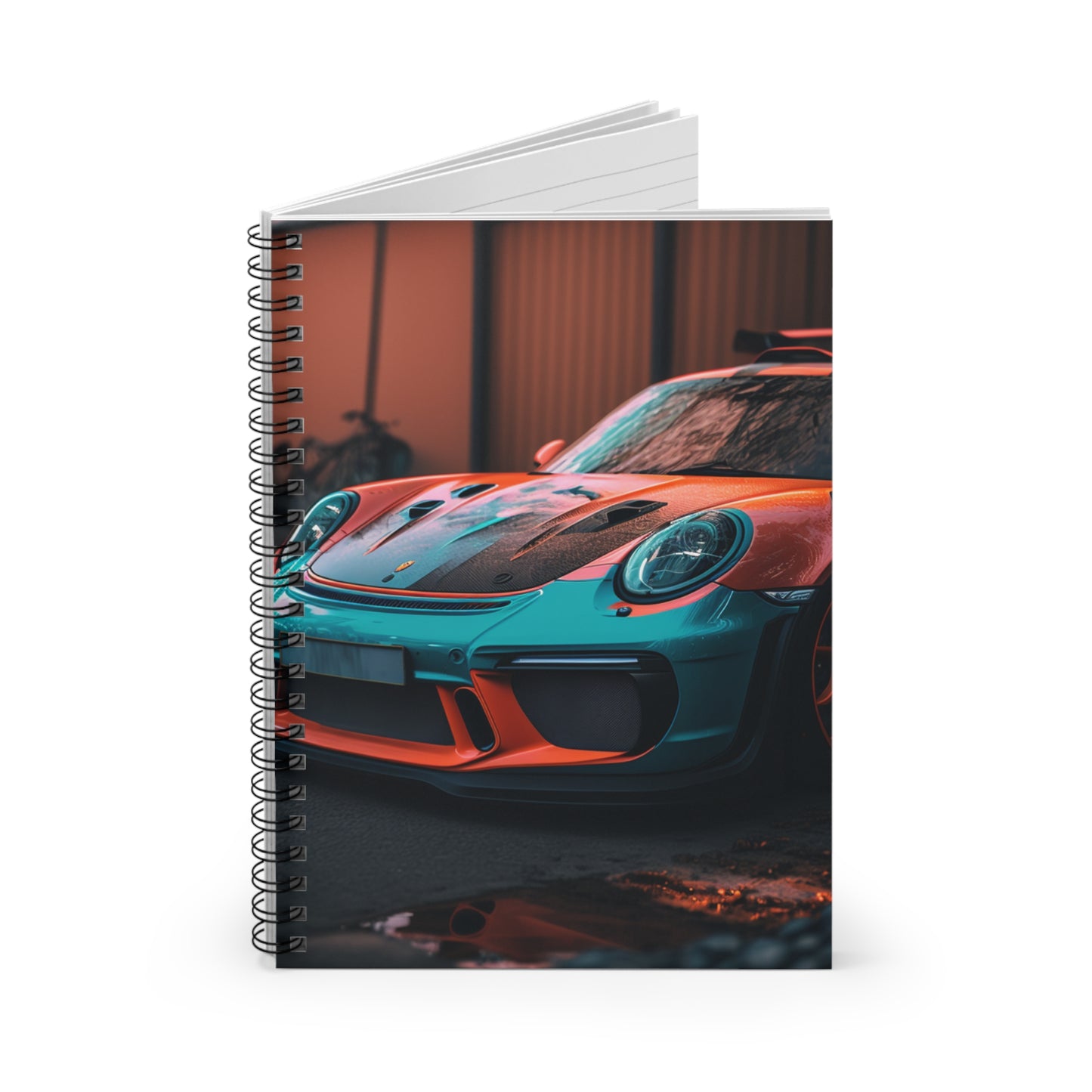 Spiral Notebook - Ruled Line porsche 911 gt3 3