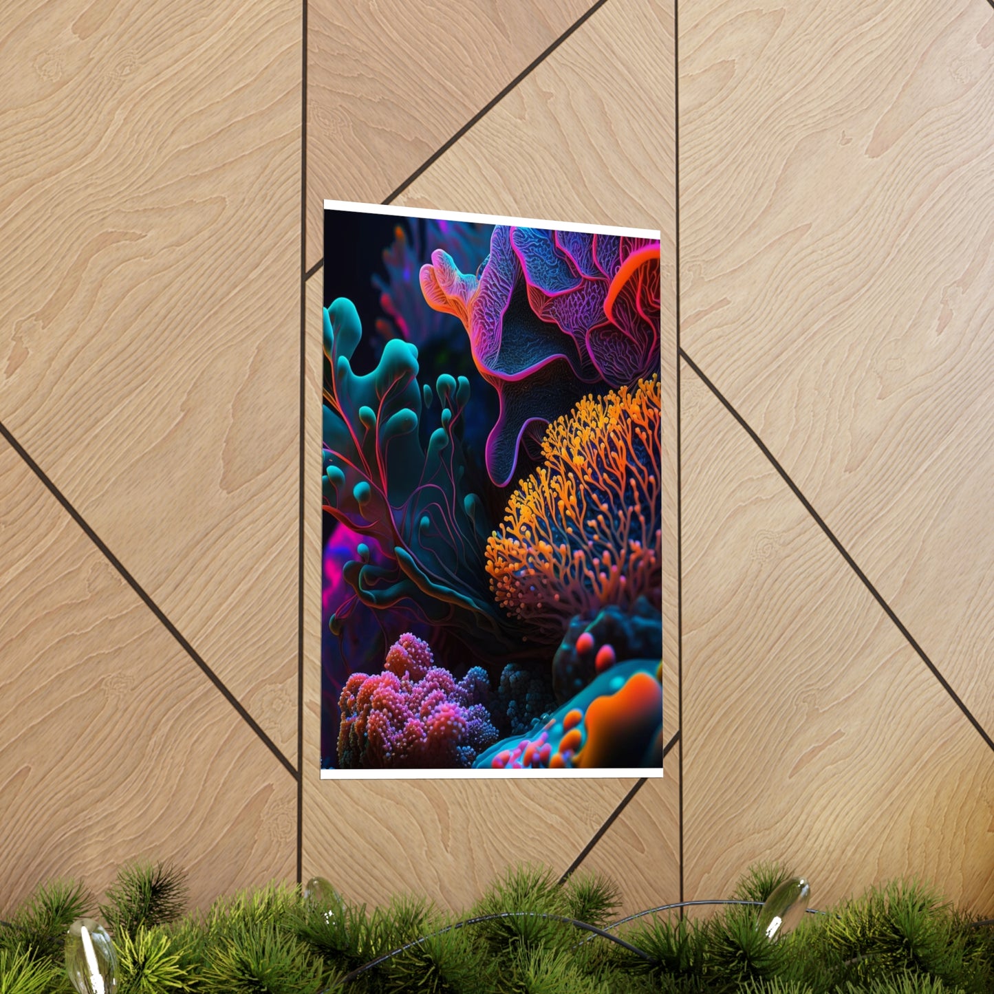 Premium Matte Vertical Posters Ocean Life Macro 2