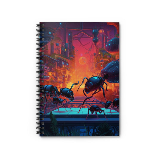 Spiral Notebook - Ruled Line Ants Home 2