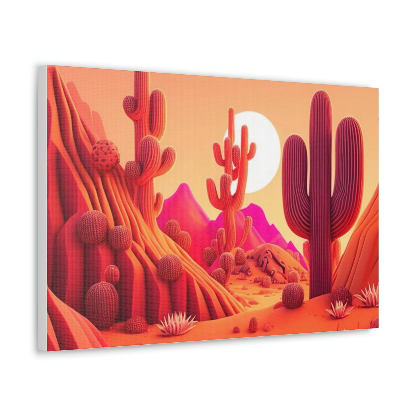 Abstract desert landscape