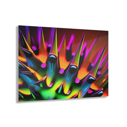 Acrylic Prints Macro Neon Spike 1