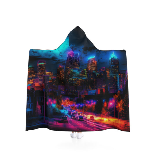 Hooded Blanket Neon Denver 4