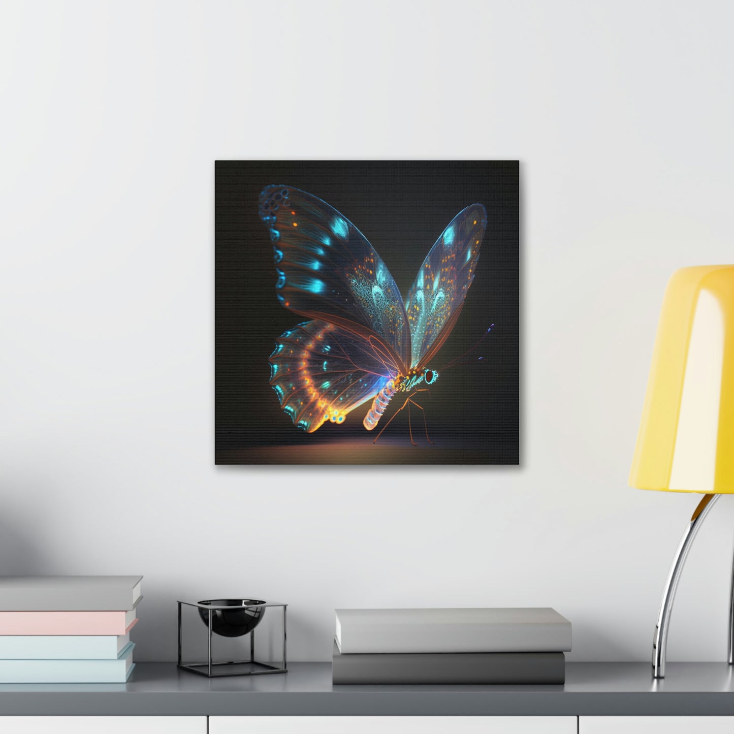 Butterfly neon glow