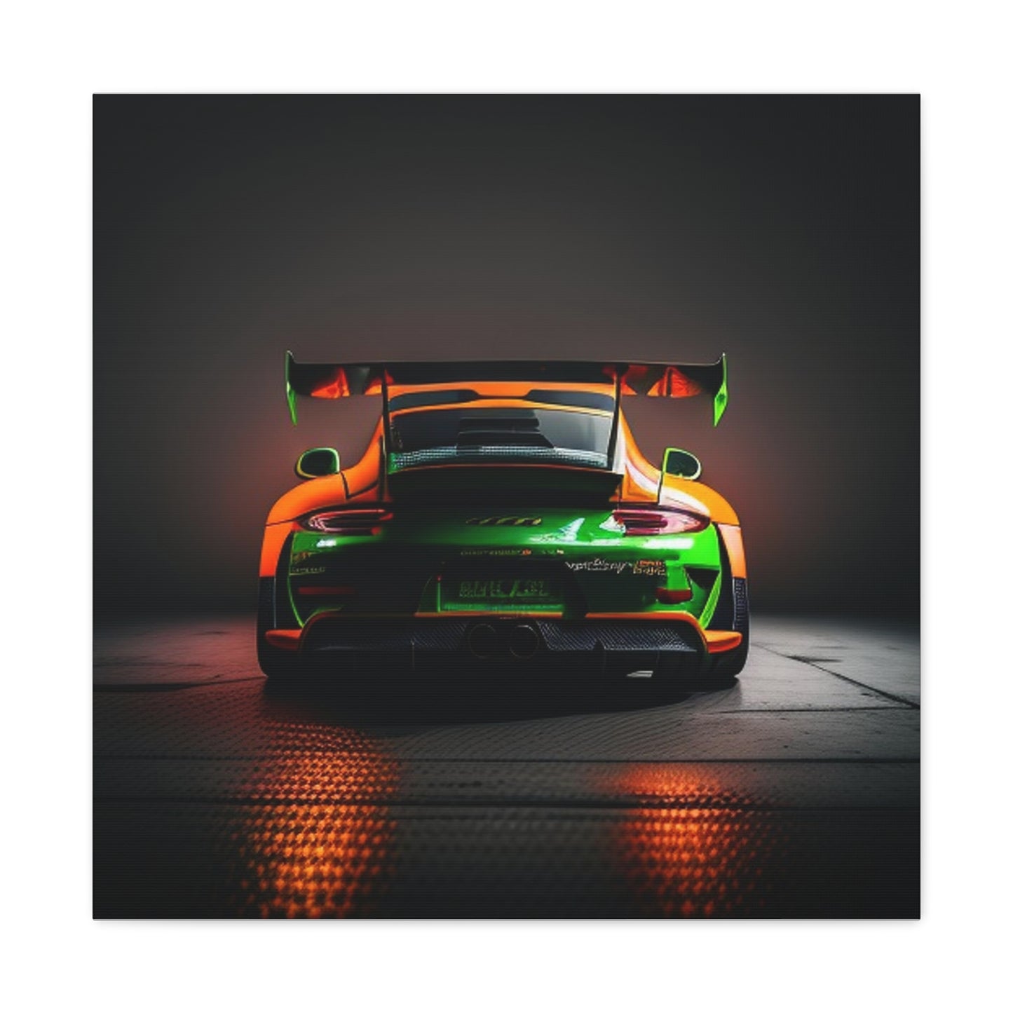 Canvas Gallery Wraps Porsche Rear 4