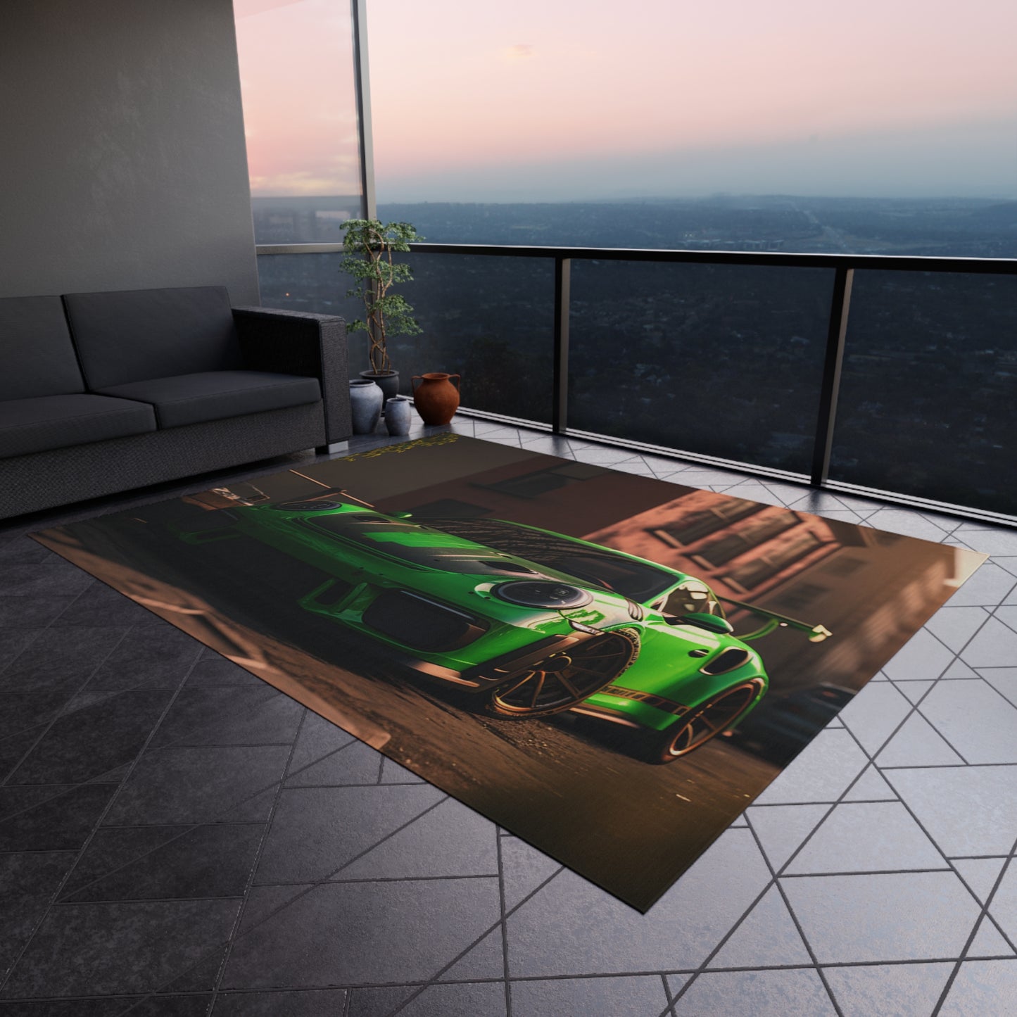 Outdoor Rug  porsche 911 gt3 4