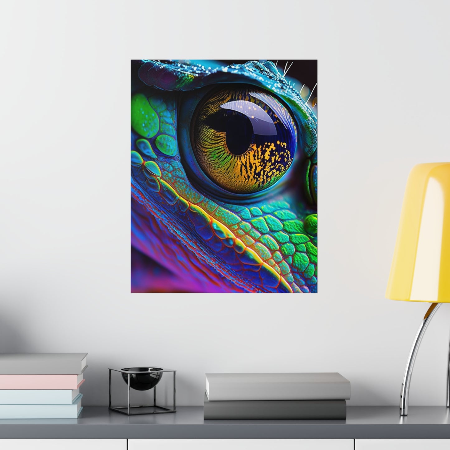 Premium Matte Vertical Posters Macro Eye Photo 4