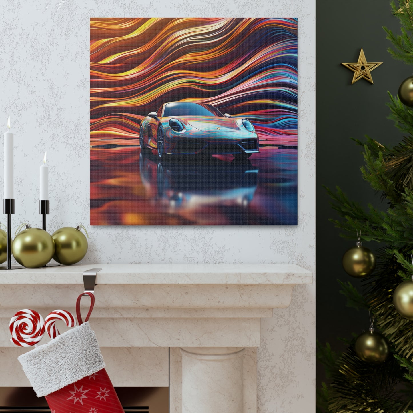 Canvas Gallery Wraps Porsche Water Fusion 1