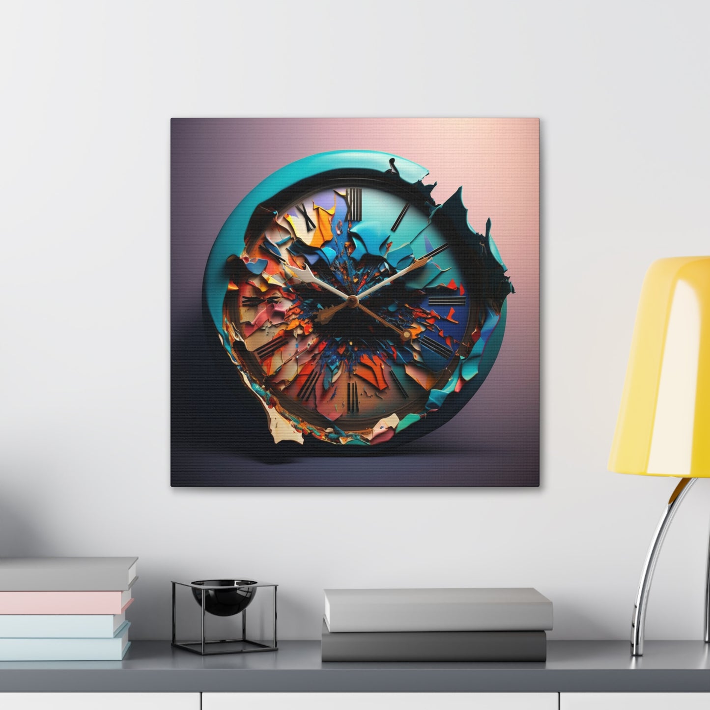 Abstract Color Clock 4