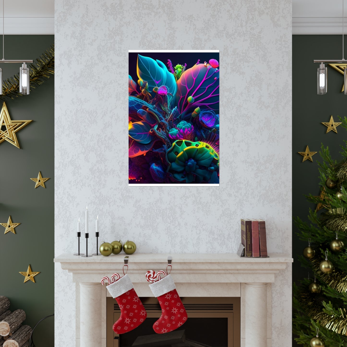 Premium Matte Vertical Posters Macro Coral Reef 3