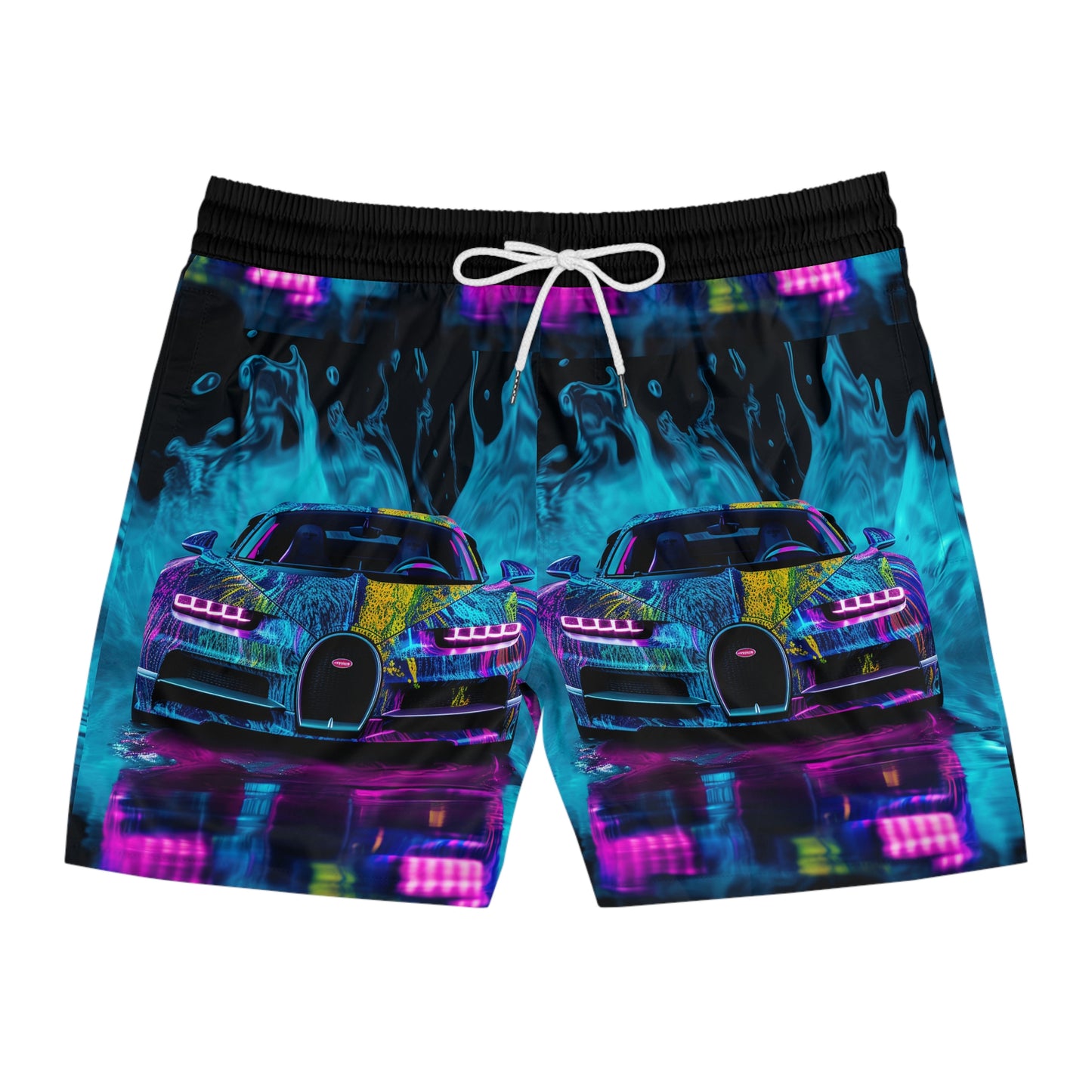 Men's Mid-Length Swim Shorts (AOP) Bugatti water 2