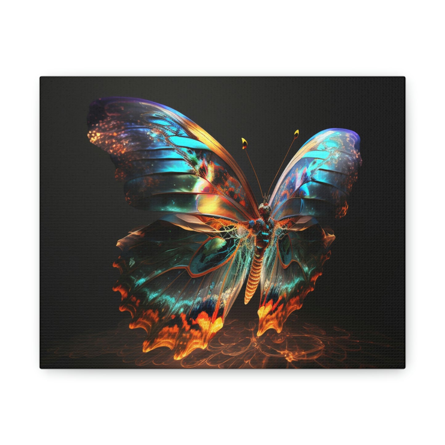 Butterfly florescent glow