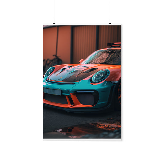 Premium Matte Vertical Posters porsche 911 gt3 3