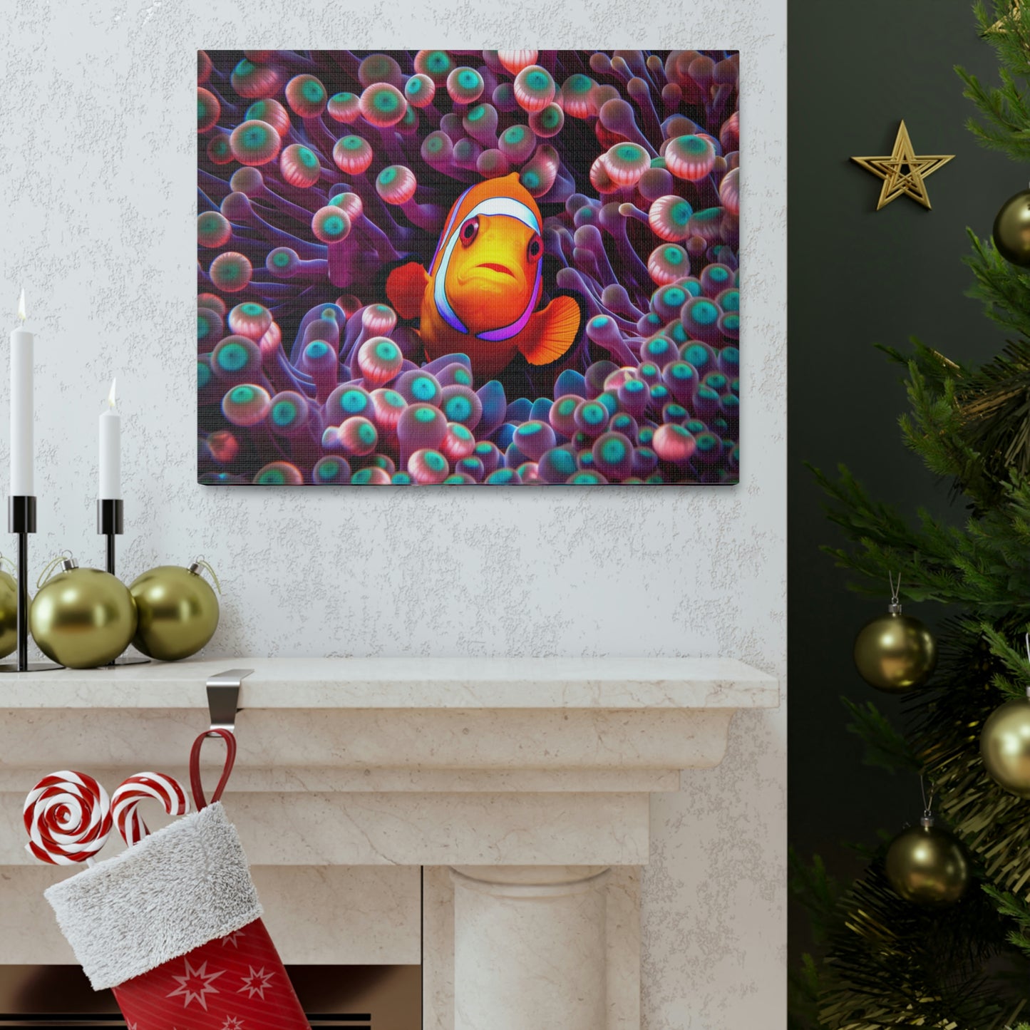 Canvas Gallery Wraps Clown Fish 4