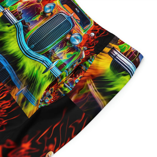 Men's Board Shorts (AOP) Hotrod Water 2