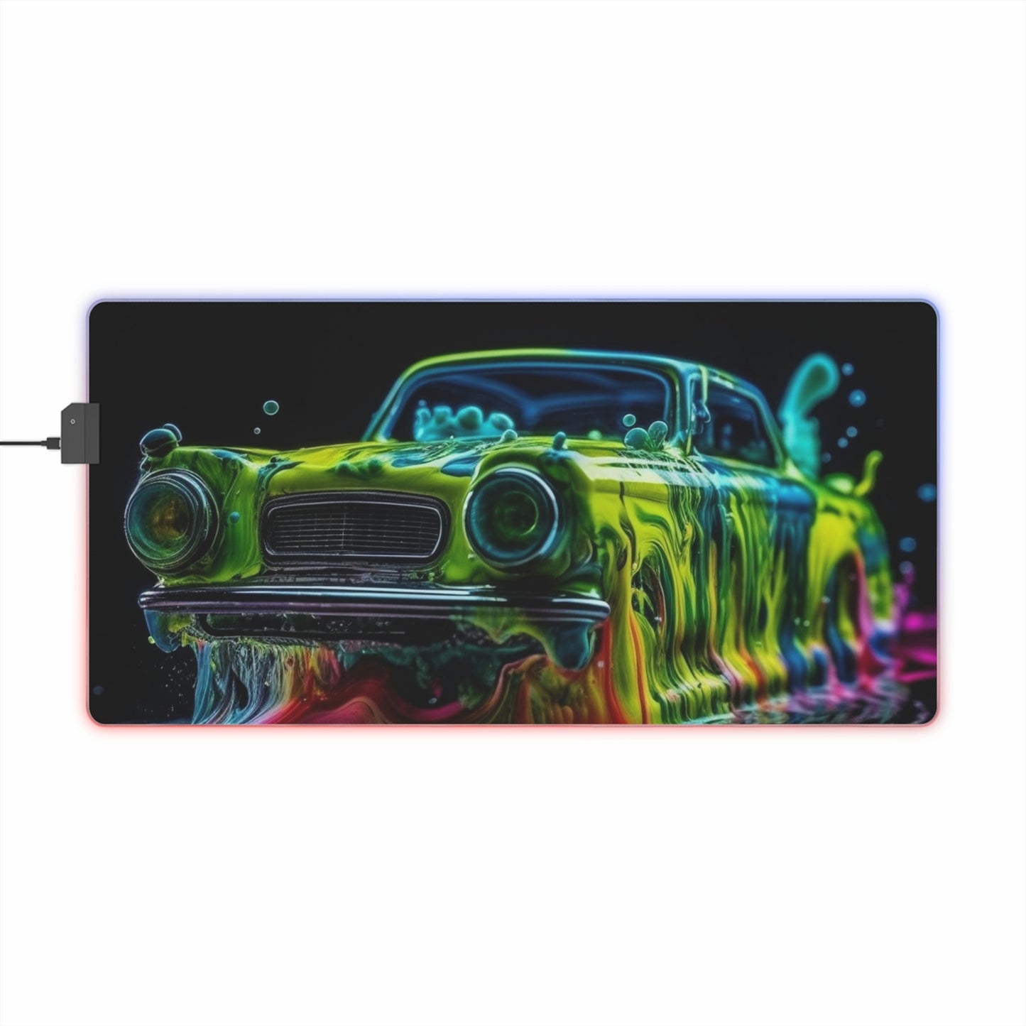 LED Gaming Mouse Pad Hotrod Water 3