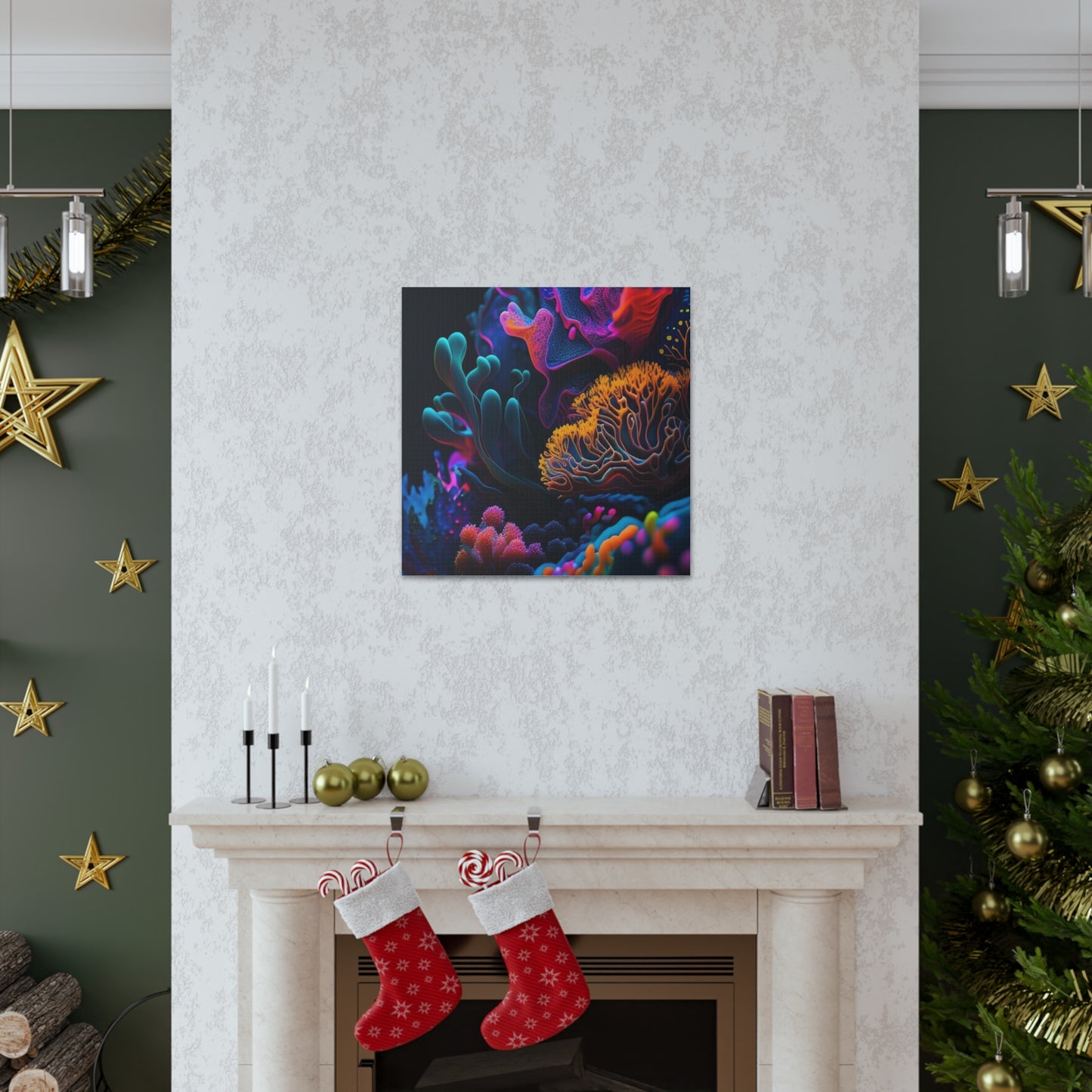 Canvas Gallery Wraps Macro Coral Reef 2
