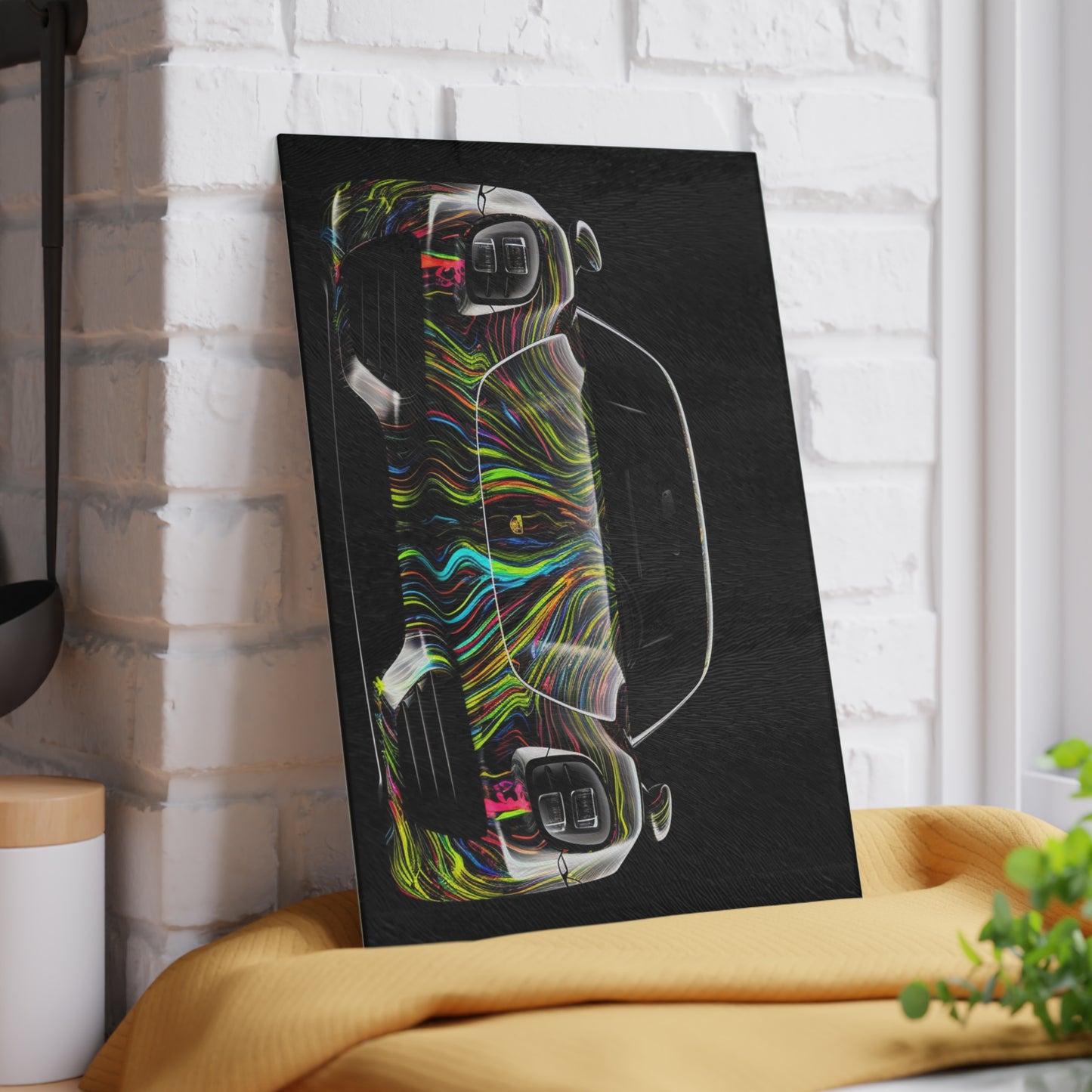 Glass Cutting Board Porsche Line 3