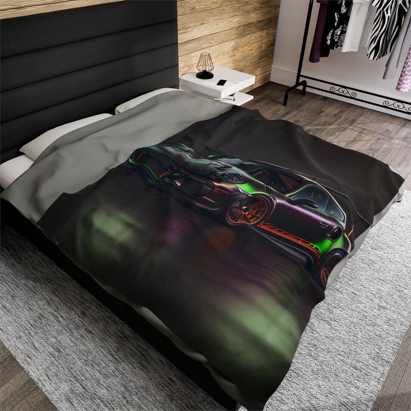 Velveteen Plush Blanket Porsche Color 2