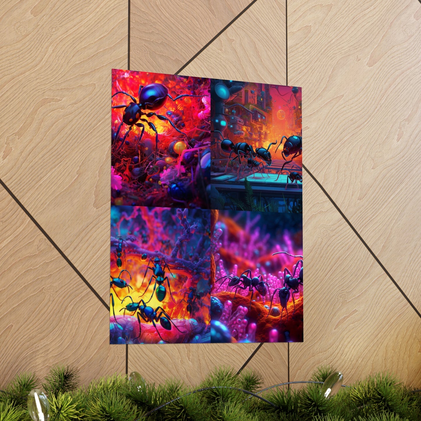 Premium Matte Vertical Posters Ants Home 5