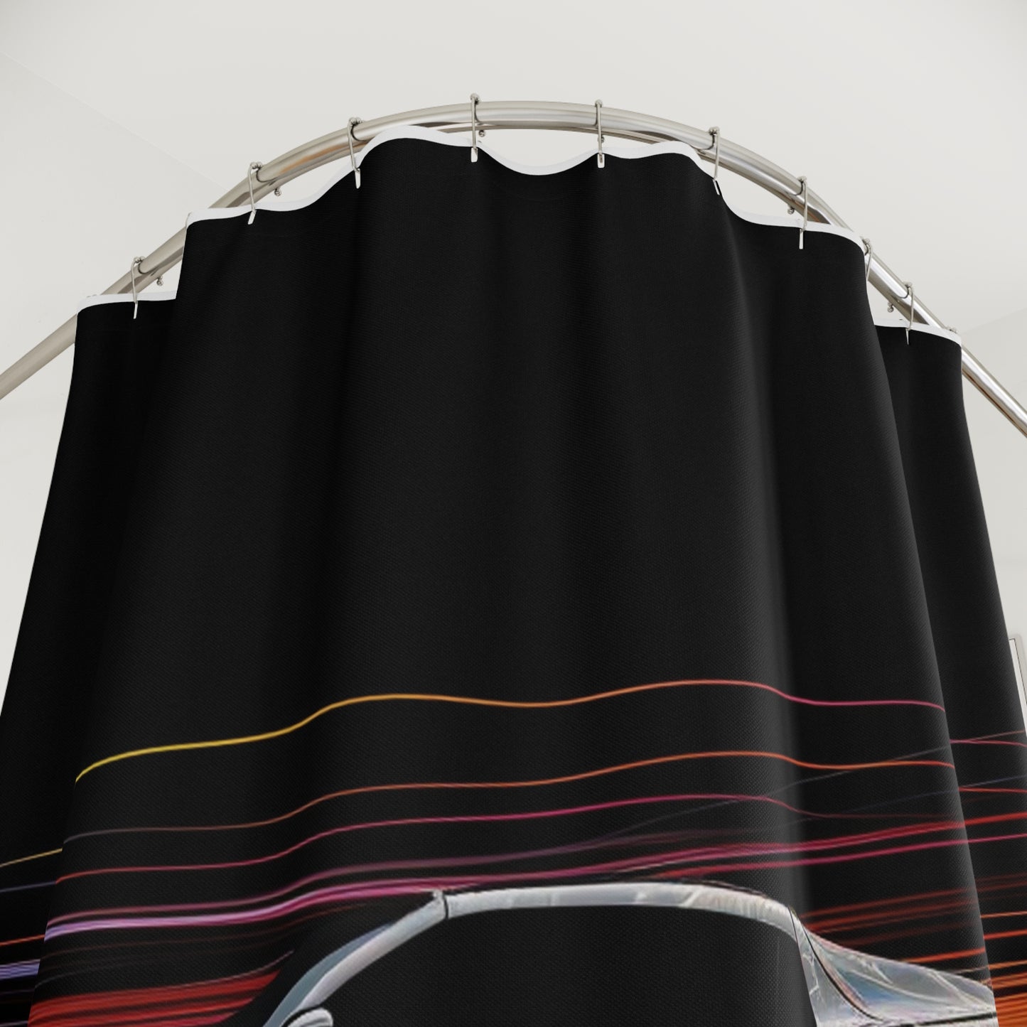 Polyester Shower Curtain Porsche Line 4