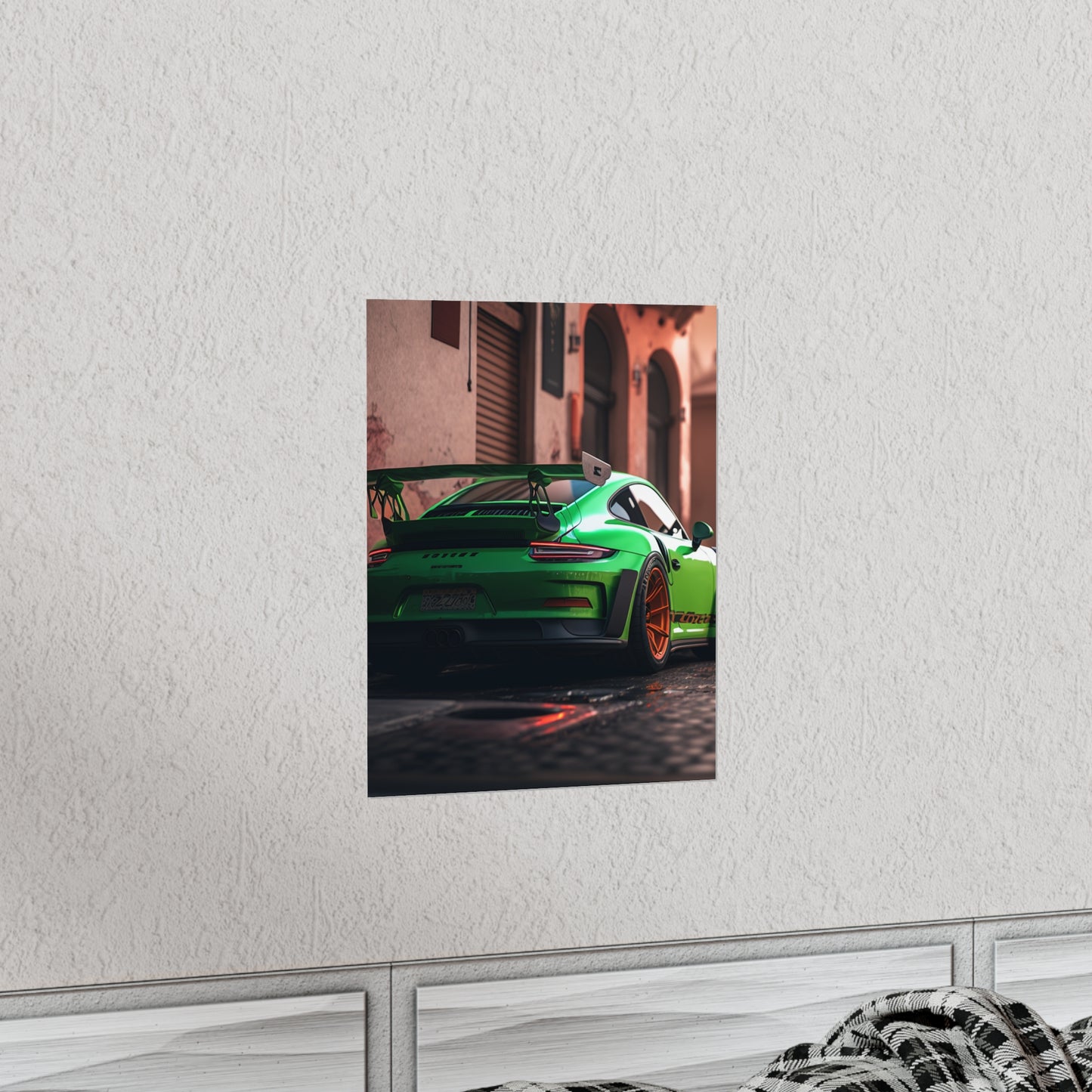 Premium Matte Vertical Posters porsche 911 gt3 1