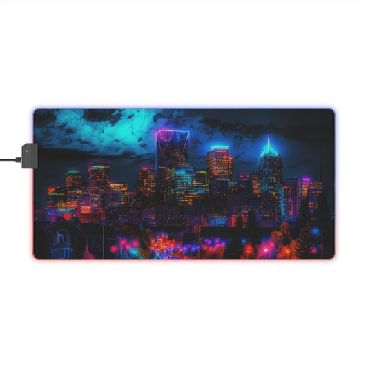 LED Gaming Mouse Pad Neon Denver 4