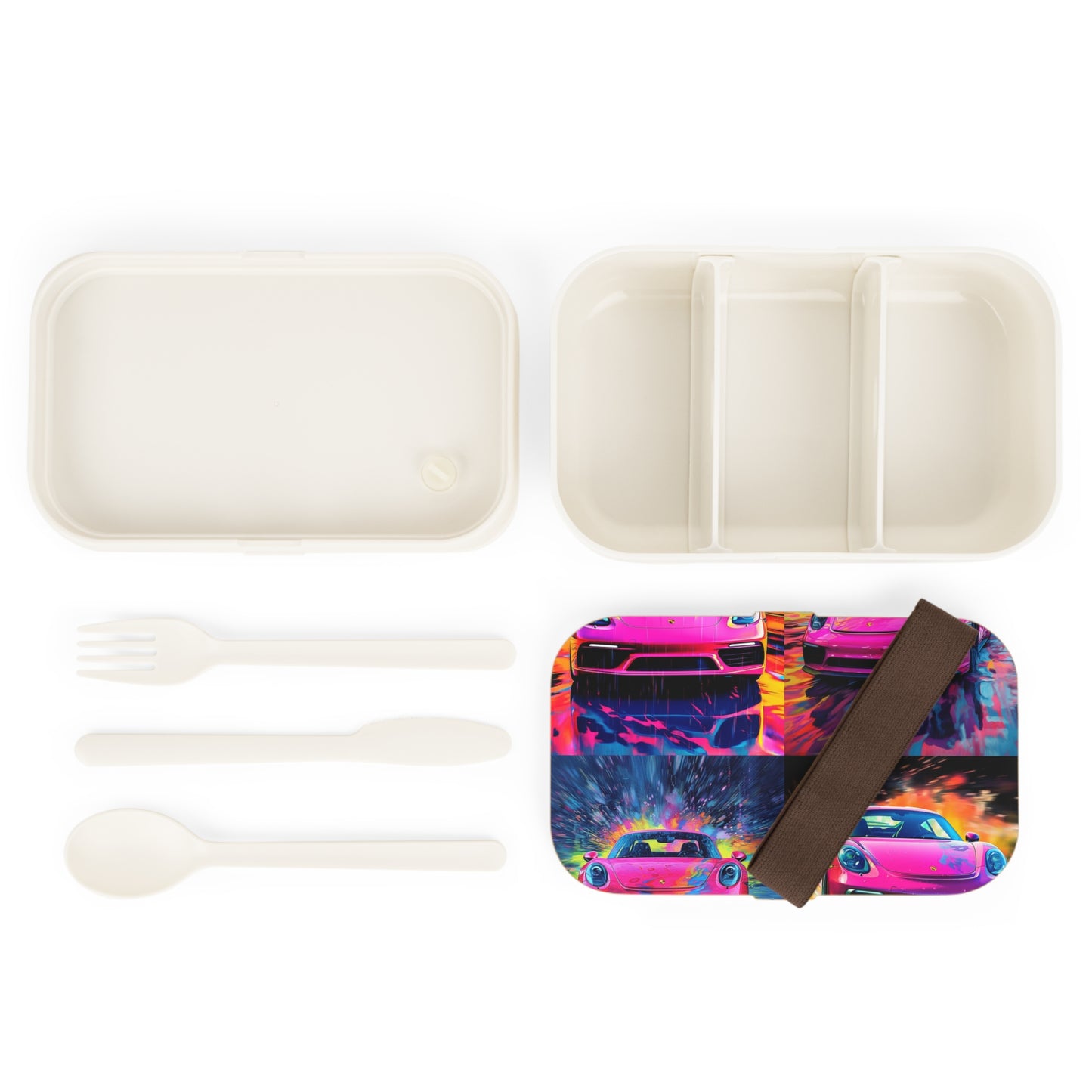 Bento Lunch Box Pink Porsche water fusion 5