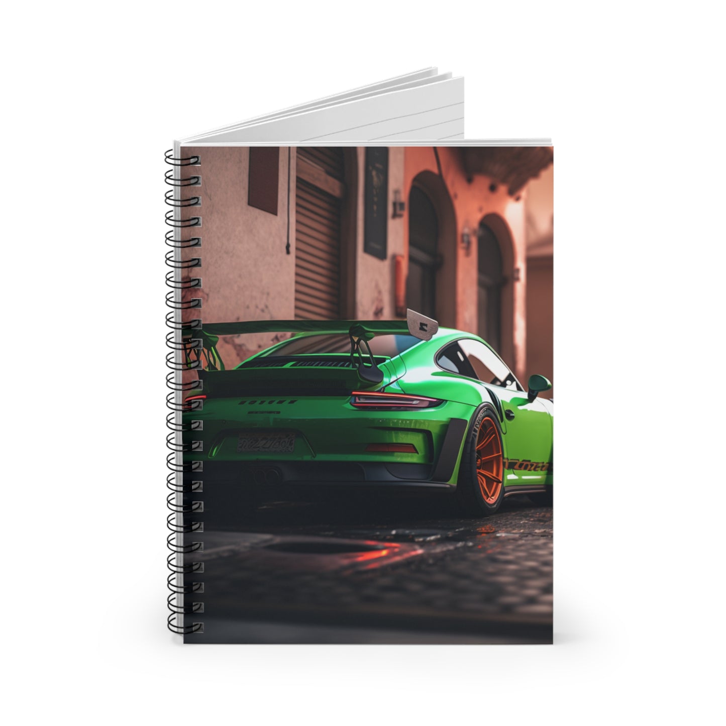 Spiral Notebook - Ruled Line porsche 911 gt3 1