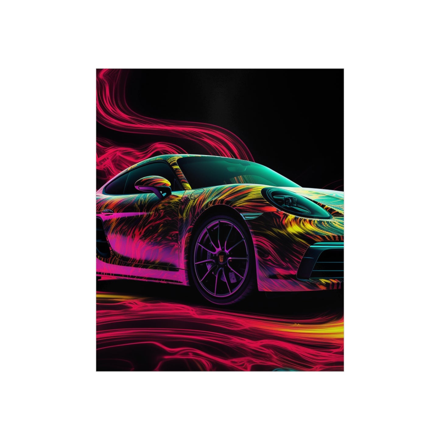 Premium Matte Vertical Posters Porsche Flair 1