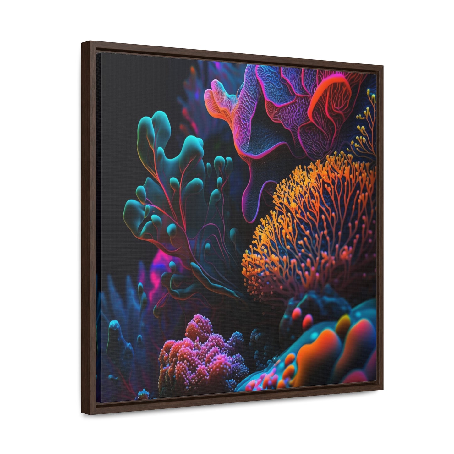 Gallery Canvas Wraps, Square Frame Ocean Life Macro 2