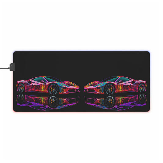 LED Gaming Mouse Pad Ferrari Color 4