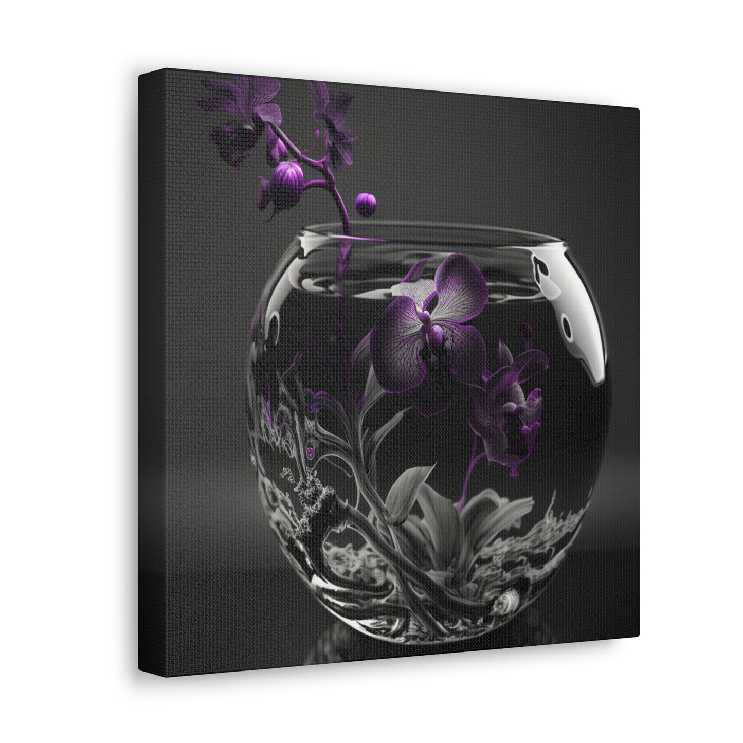 orchid purple glass 3