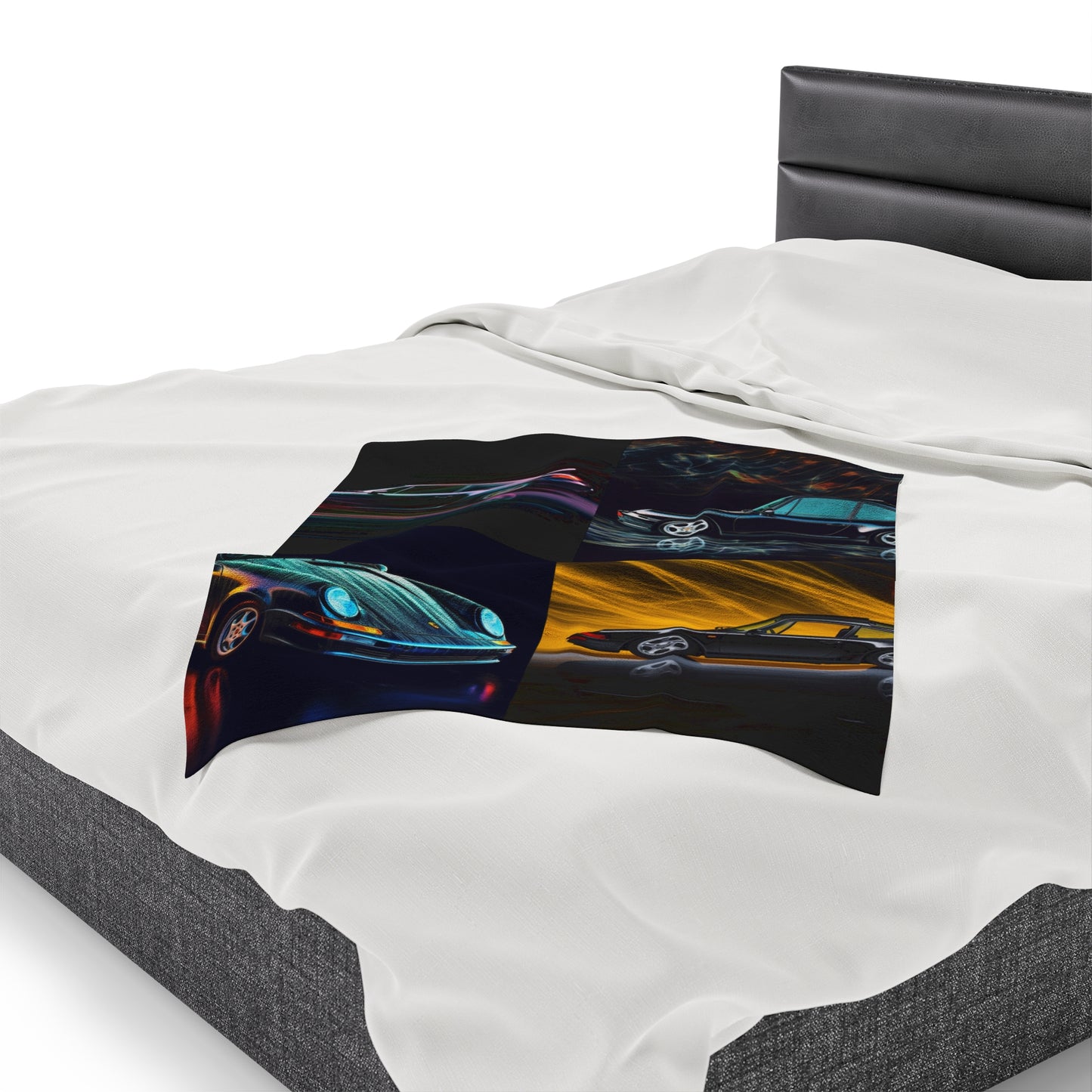 Velveteen Plush Blanket Porsche 933 5