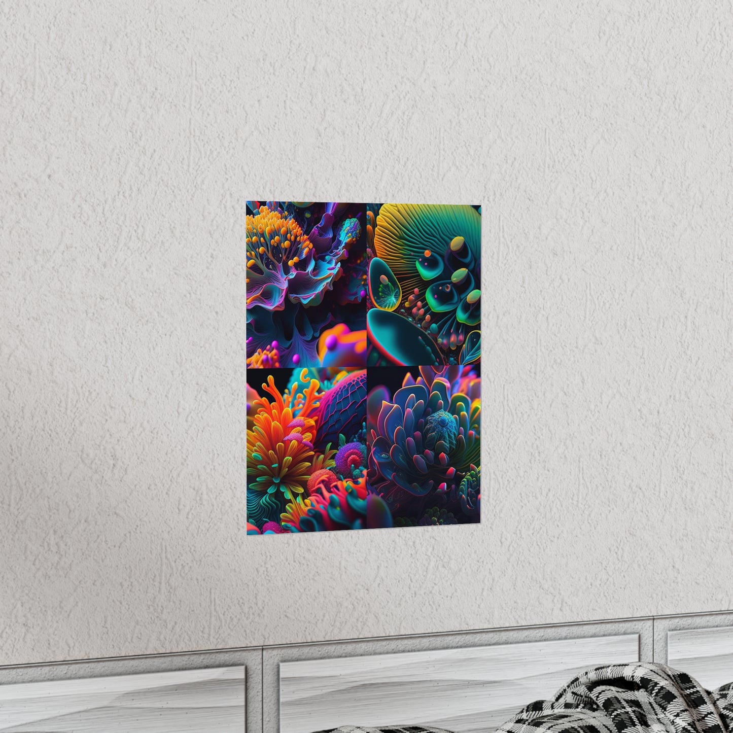 Premium Matte Vertical Posters Ocean Life Macro 5