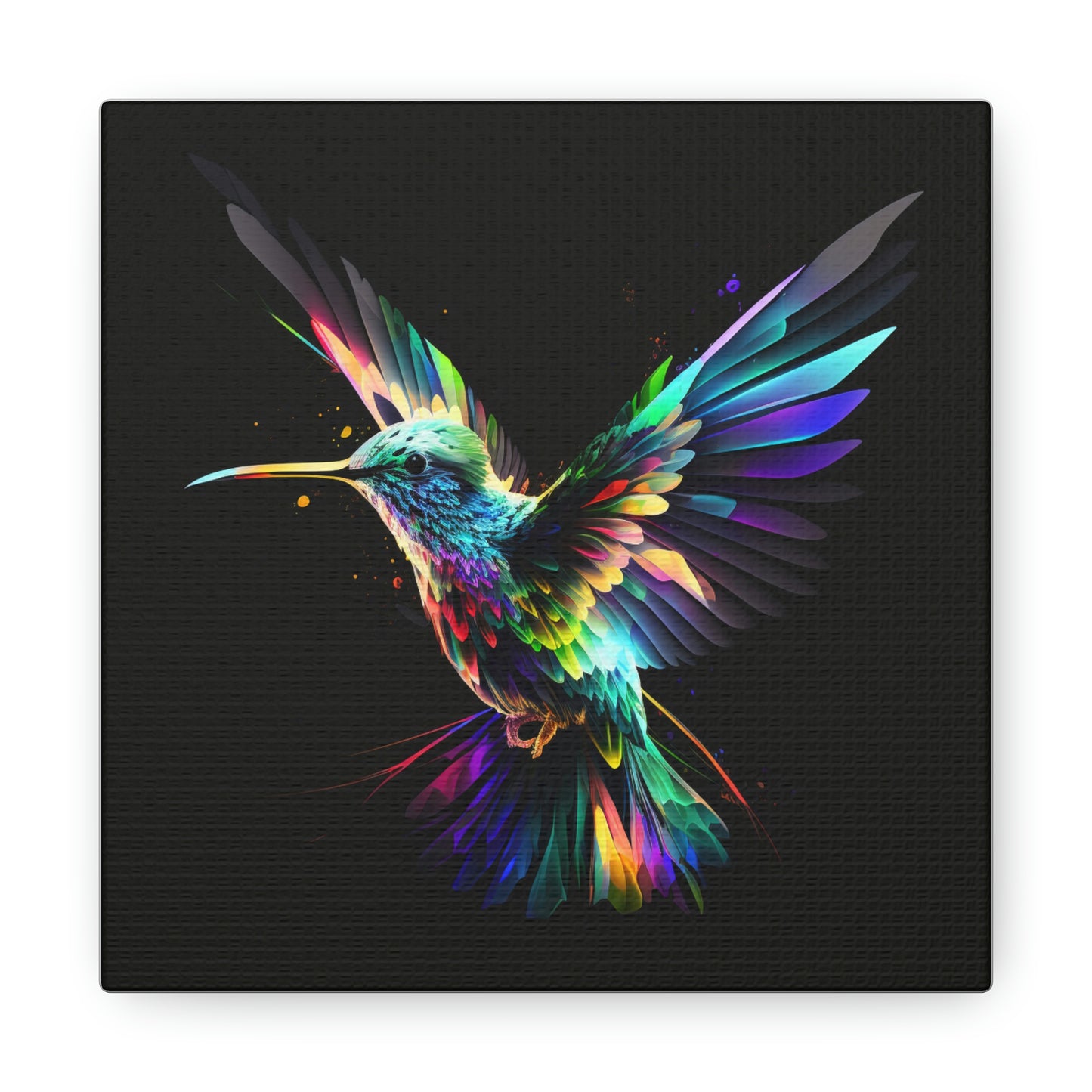 Hummingbird florescent glow