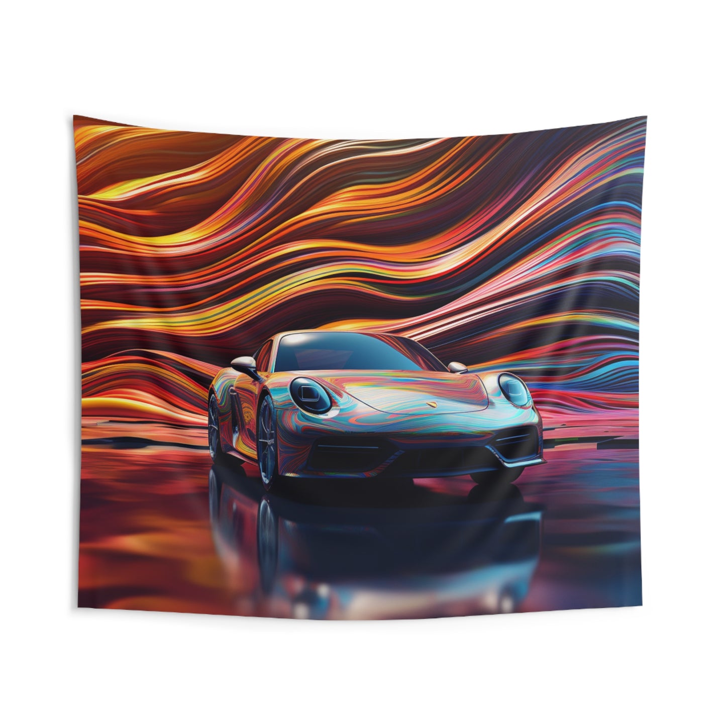 Indoor Wall Tapestries Porsche Water Fusion 1