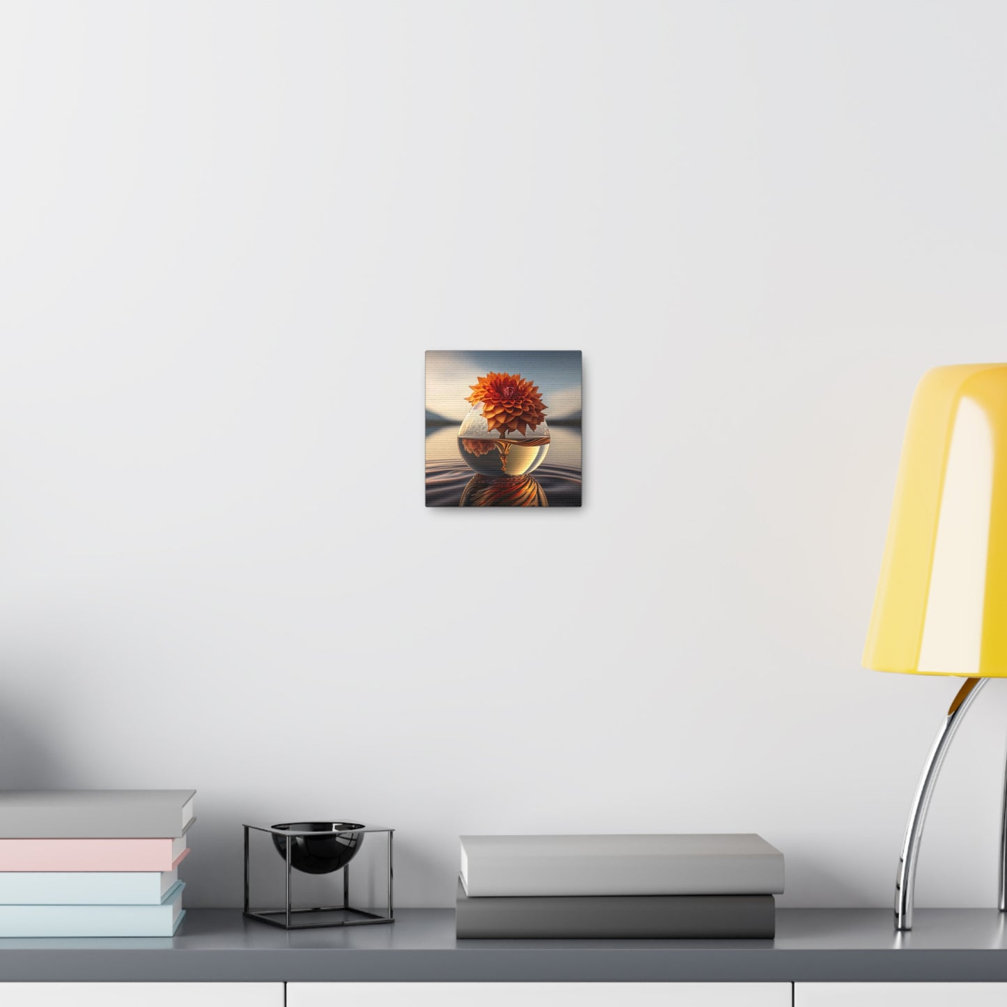 Canvas Gallery Wraps Dahlia Orange 1