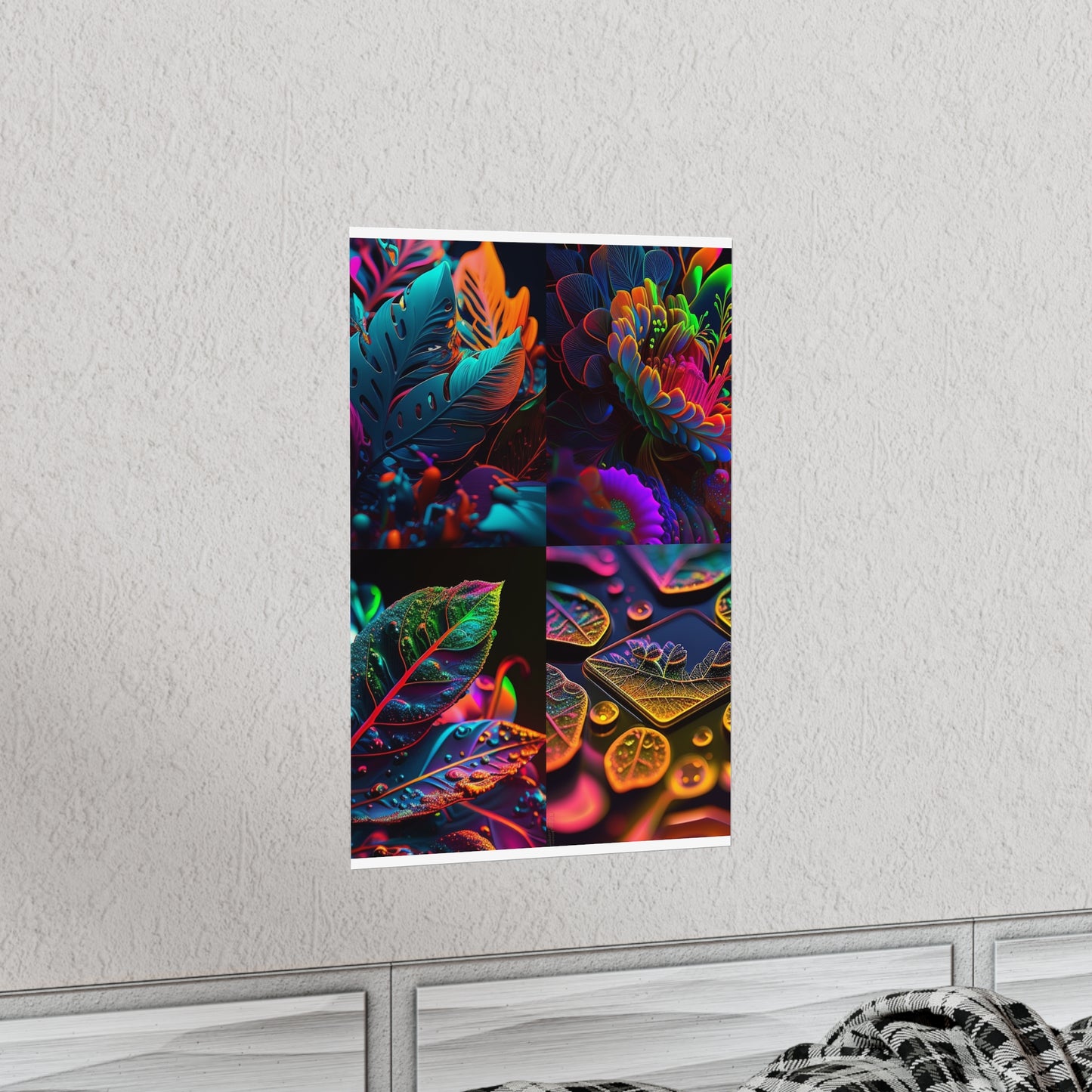 Premium Matte Vertical Posters Macro Florescent 5