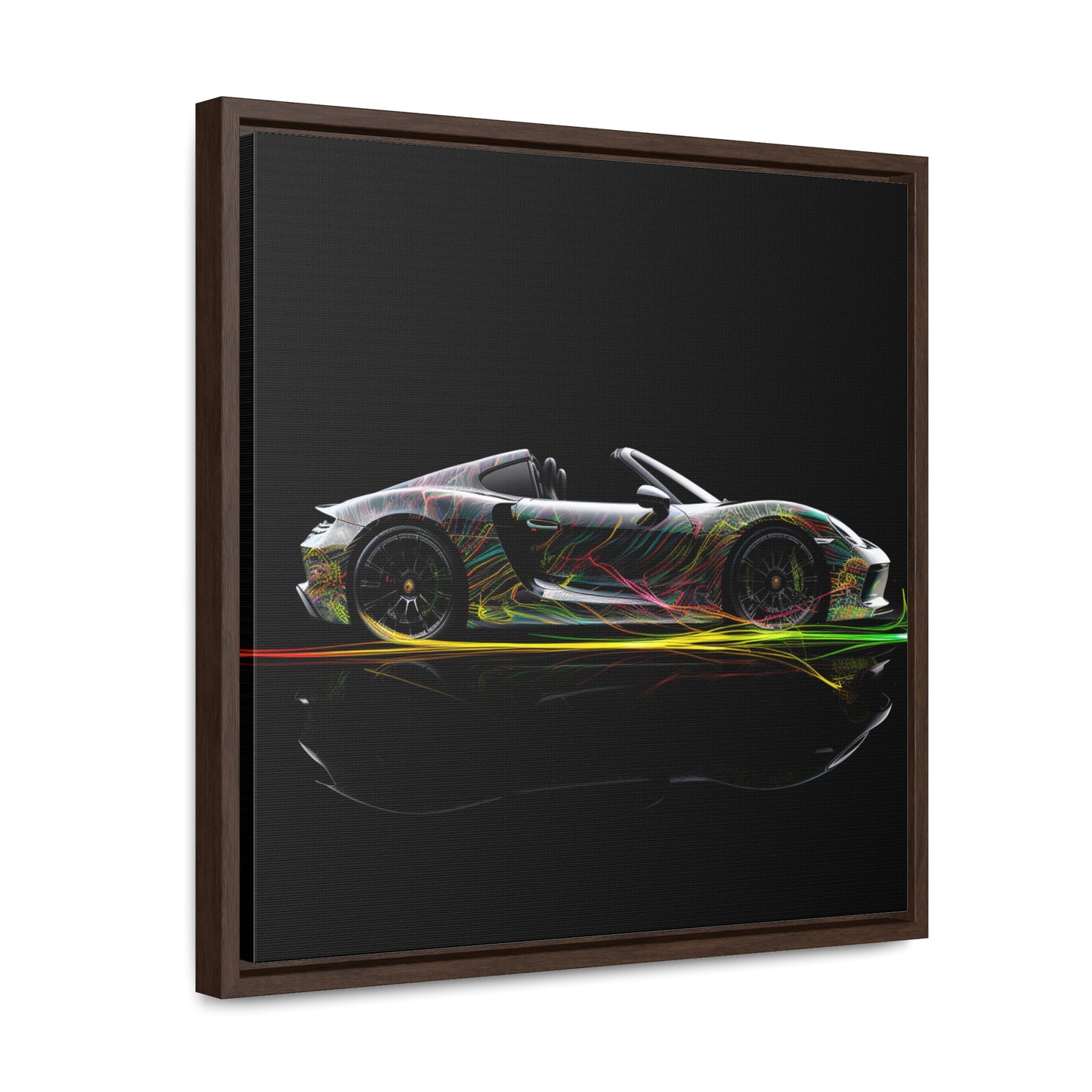 Gallery Canvas Wraps, Square Frame Porsche Line 1