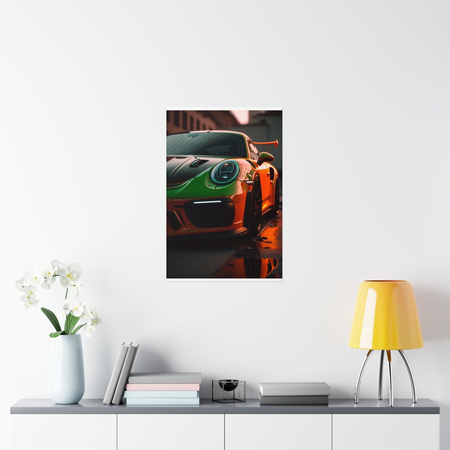 Premium Matte Vertical Posters porsche 911 gt3 2