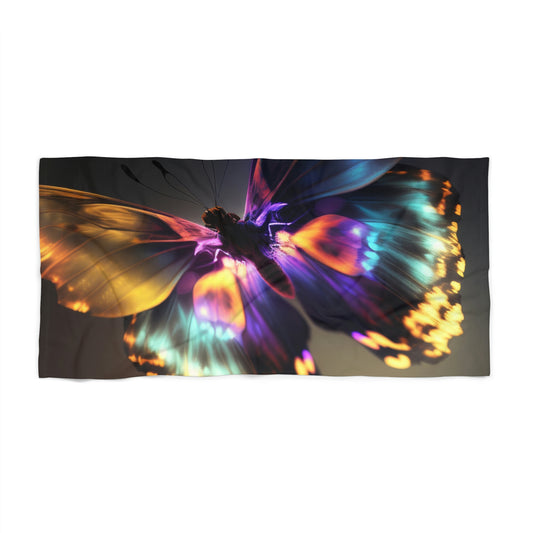 Beach Towel Colorful Butterfly Fluttering 1