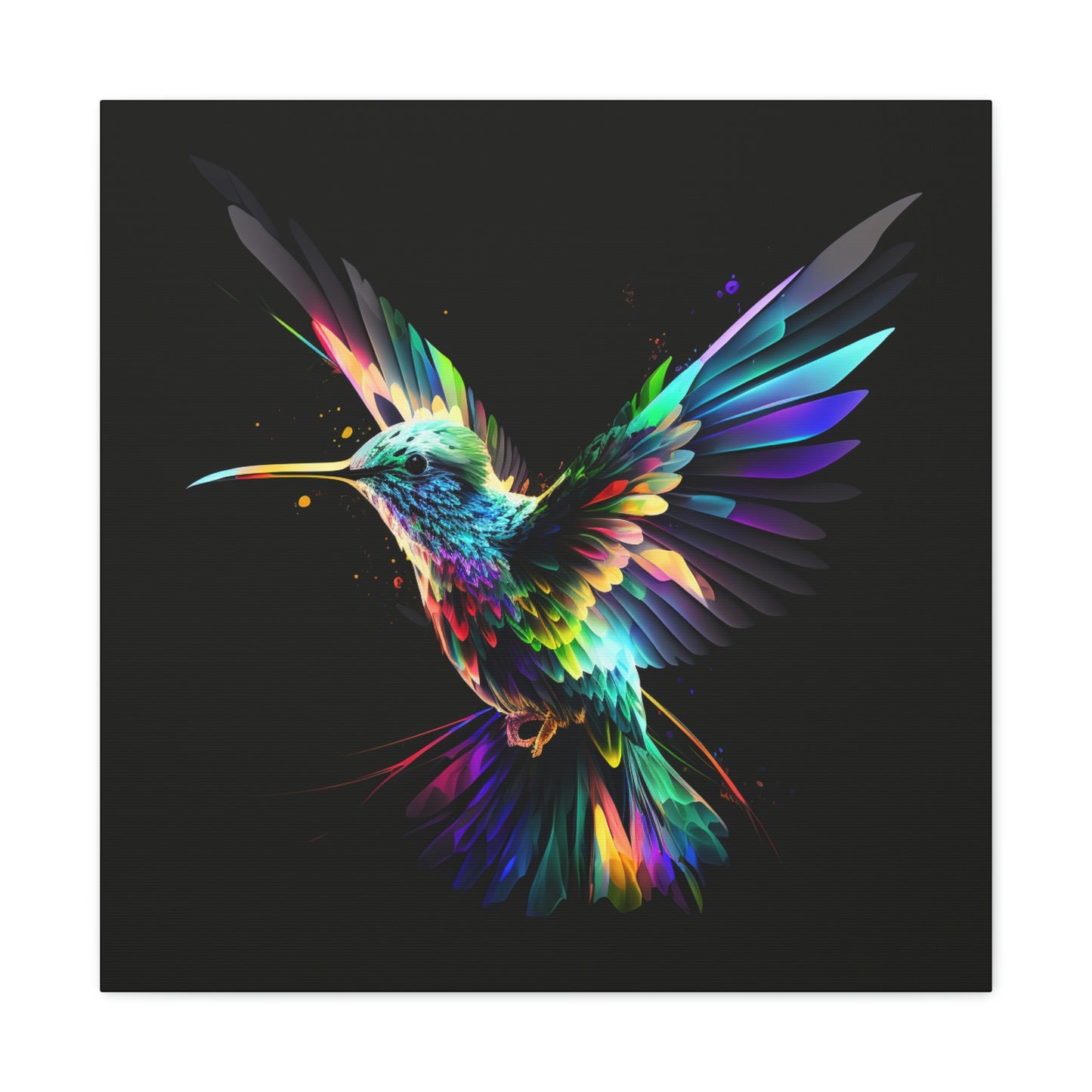 Hummingbird florescent glow